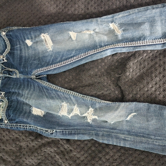 Rock Revival Other - Rock Revival Ripped Blue Jeans